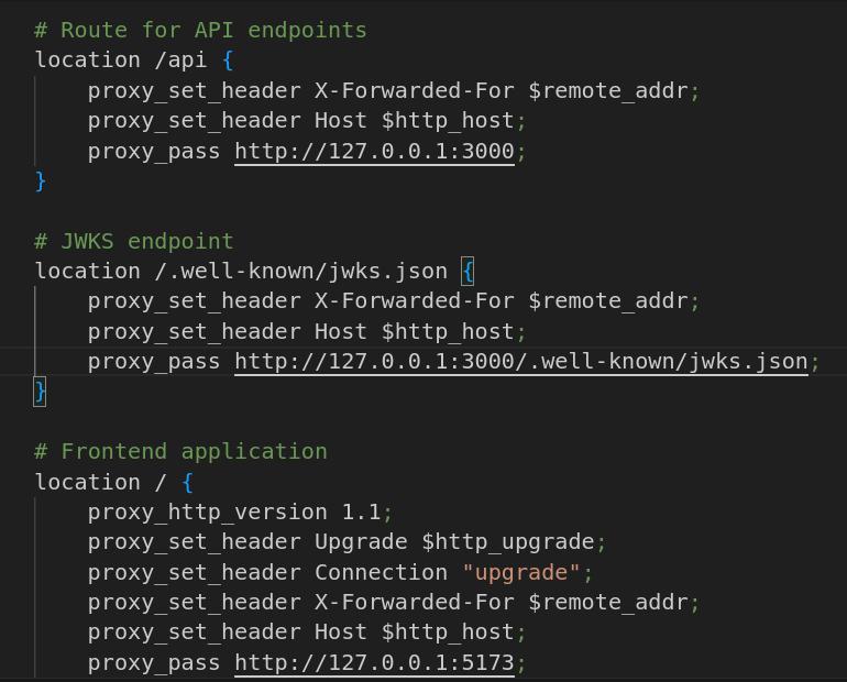 NGINX Configuration